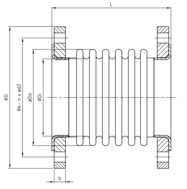 JIS F3017 Sleeve Type Expansion Joint